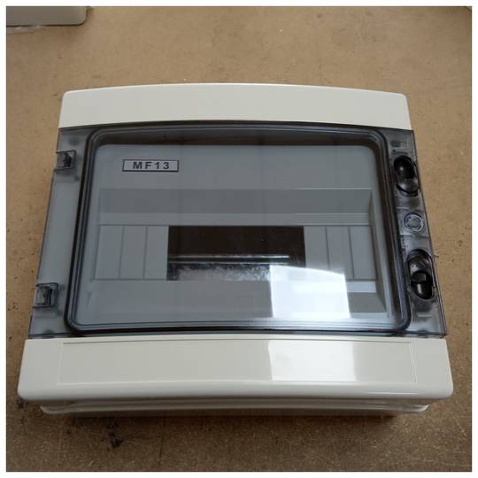 Surface electrical distribution box IP65 12-modules HA<F>