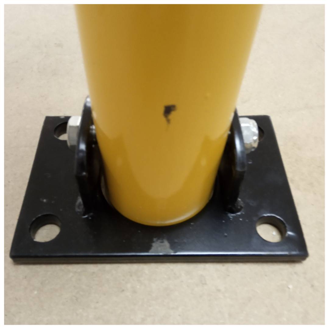 Słupek stalowy składany słupek składany z zamkiem 76x700mm