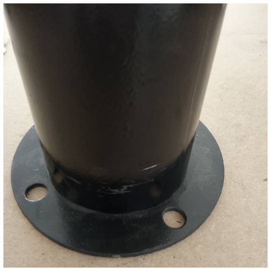 Metalen tuinpaal met afneembare voet 12x50 cm 1-pack