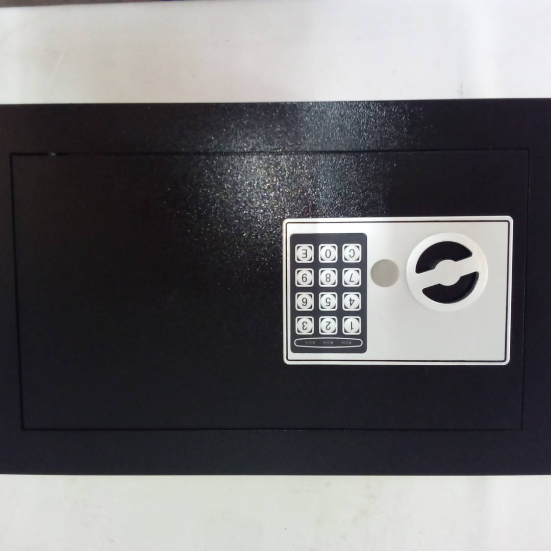 Inbouwkluis met digitale elektronische code 40x20x25cm zwart