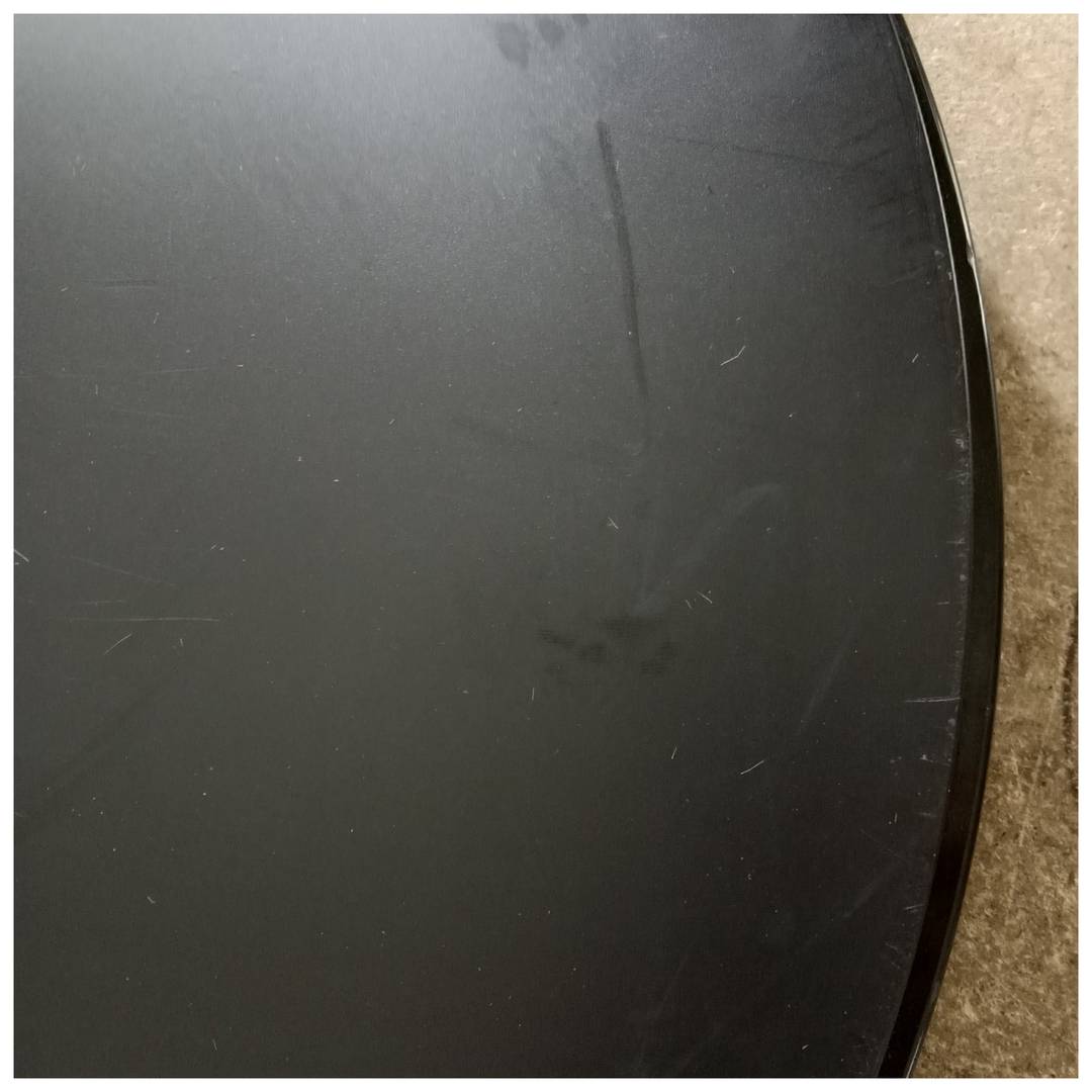 Base pivotante électrique de 45 cm. Plate-forme tournante noire