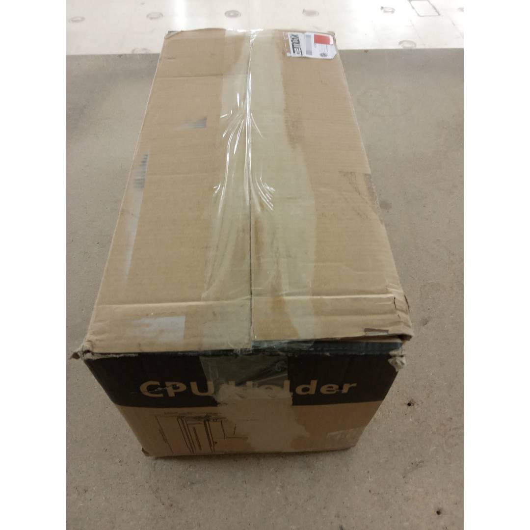 Supporto del case del computer sotto il tavolo o fissaggio a parete regolabile 88-203 mm