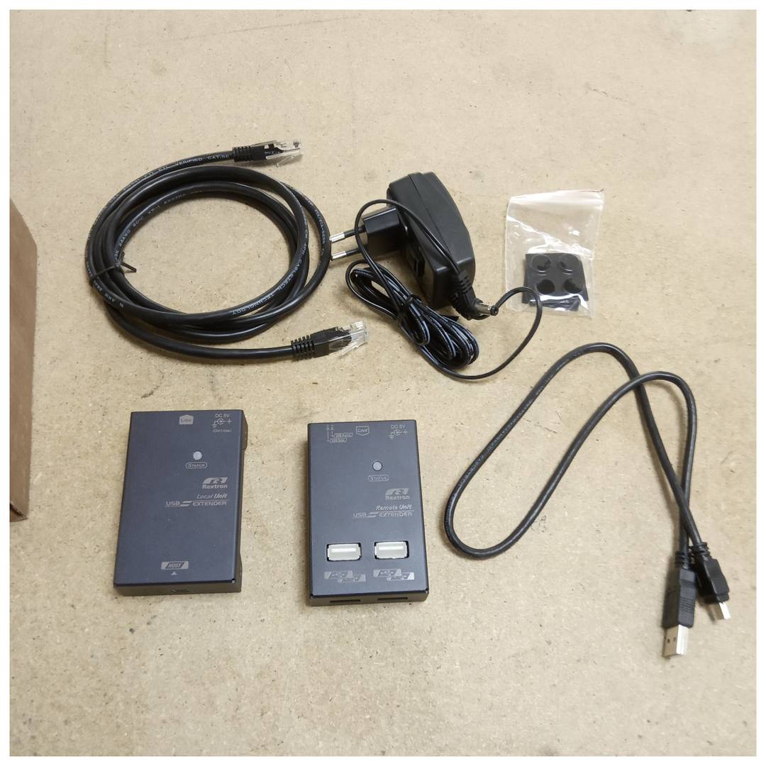 Extensor multiplicador de cabo USB 2.0 para 4 portas USB por cabo de rede UTP de até 200m