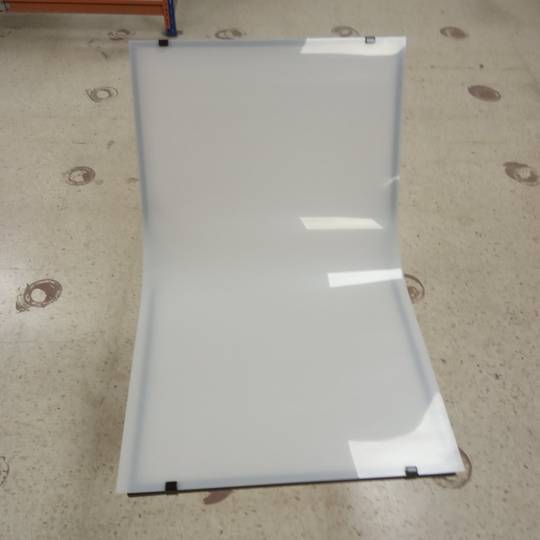 Plexiglas tafel voor stillevens 100 x 60 cm opklapbaar<F>