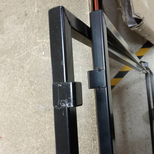 Plexiglas tafel voor stillevens 100 x 60 cm opklapbaar<F>