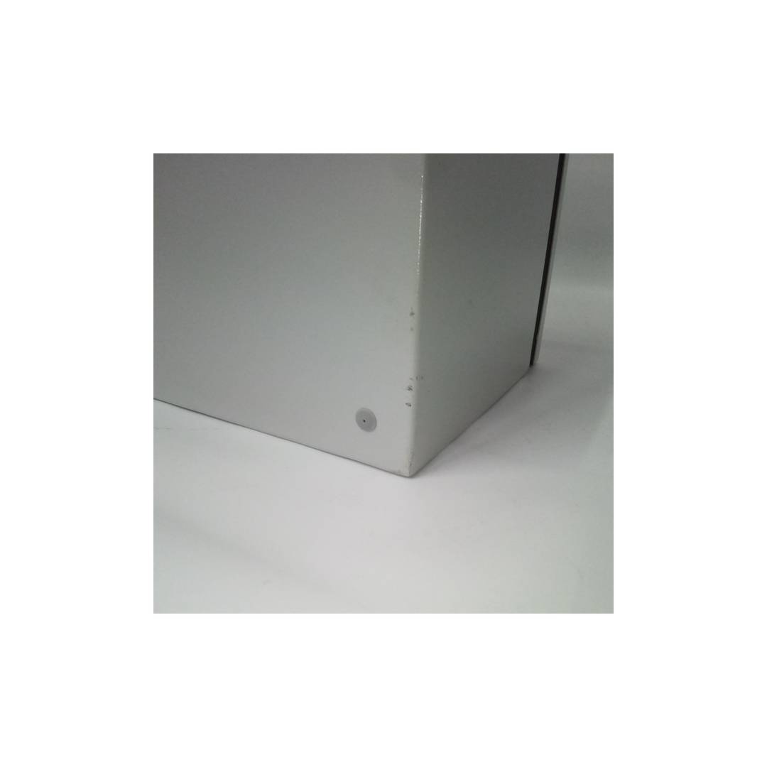 Caixa de distribuição elétrica metálica com proteção IP65 para montagem em parede 300x300x200mm