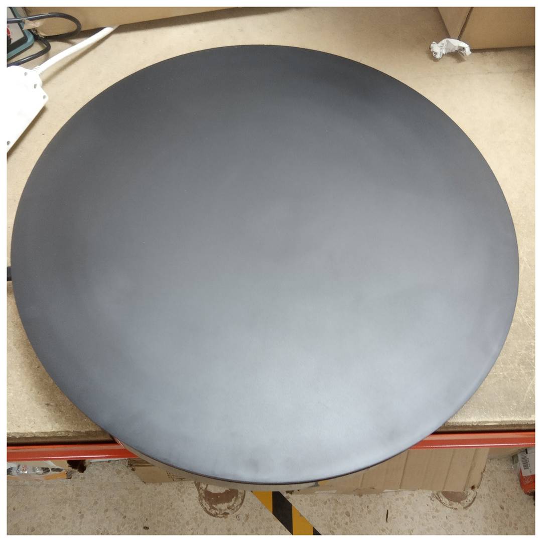 Base électrique pivotante de 50 cm. Plateforme tournante noire