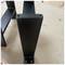 Rectangular feet for table and bench. Black steel legs 400 x 80 x 430 mm 2-pack