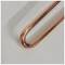 Gambe per tavoli e mobili Gambe in acciaio 2 aste 71 cm rame 4 pezzi
