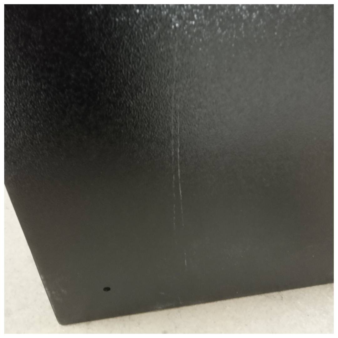 Caja fuerte de seguridad de acero con código electrónico digital 36x33x50cm negra