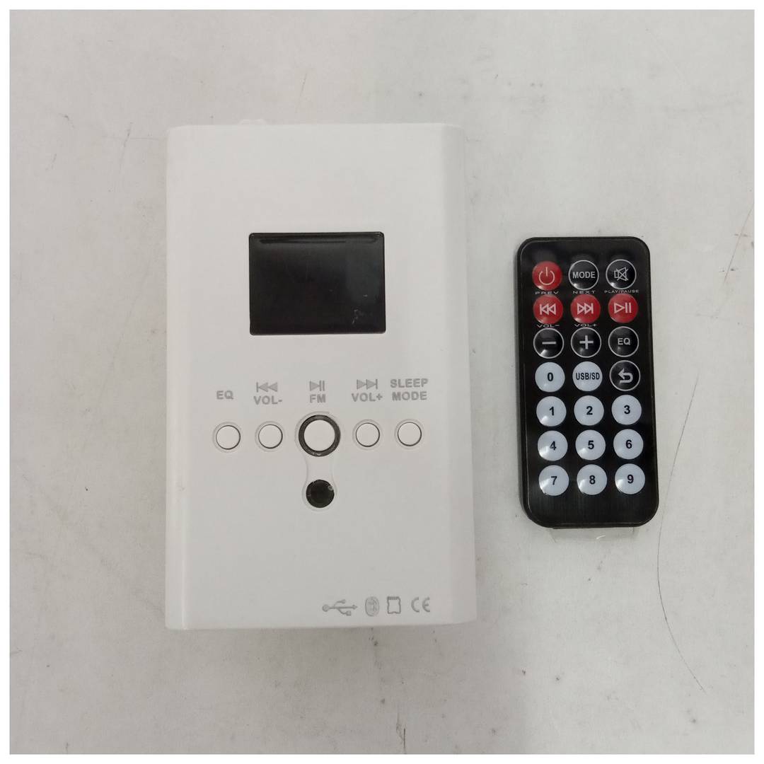 Amplificador de audio empotrable 15W reproductor MP3 y wav Bluetooth SD USB Radio FM