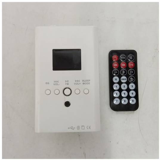 Amplificador de audio empotrable 15W reproductor MP3 y wav Bluetooth SD USB Radio FM