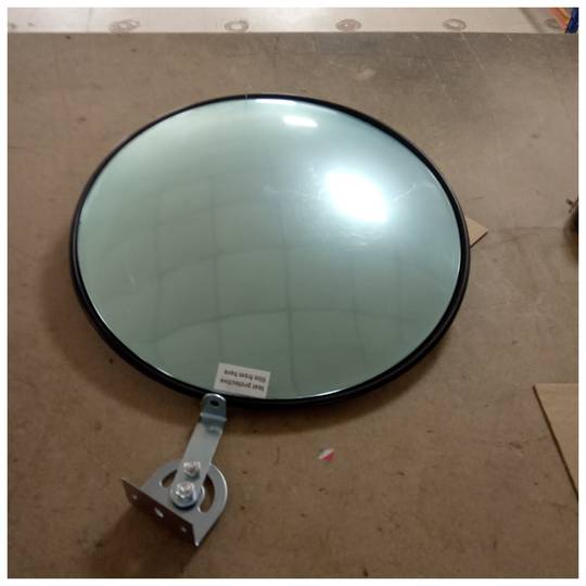 Miroir Convexe De Sécurité 60 Cm - Grand Angle 130°, Pour Garage, Allée, Parking, élimine Les Angles Morts