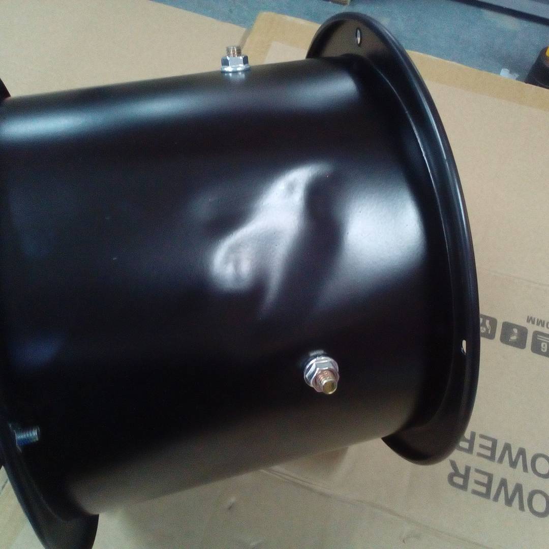 Odsysacz rurowy 200 mm do wentylacji przemysłowej 2550 obr/min okrągły 260x260x180 mm