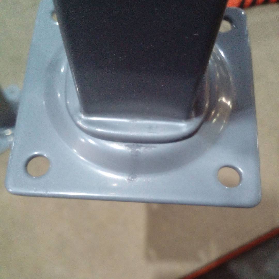 Square legs L25 x 400 mm 4-pack gray