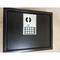 Szafka na klucze z 18 haczykami. Sejf z kodem elektronicznym 30x10x37cm czarny