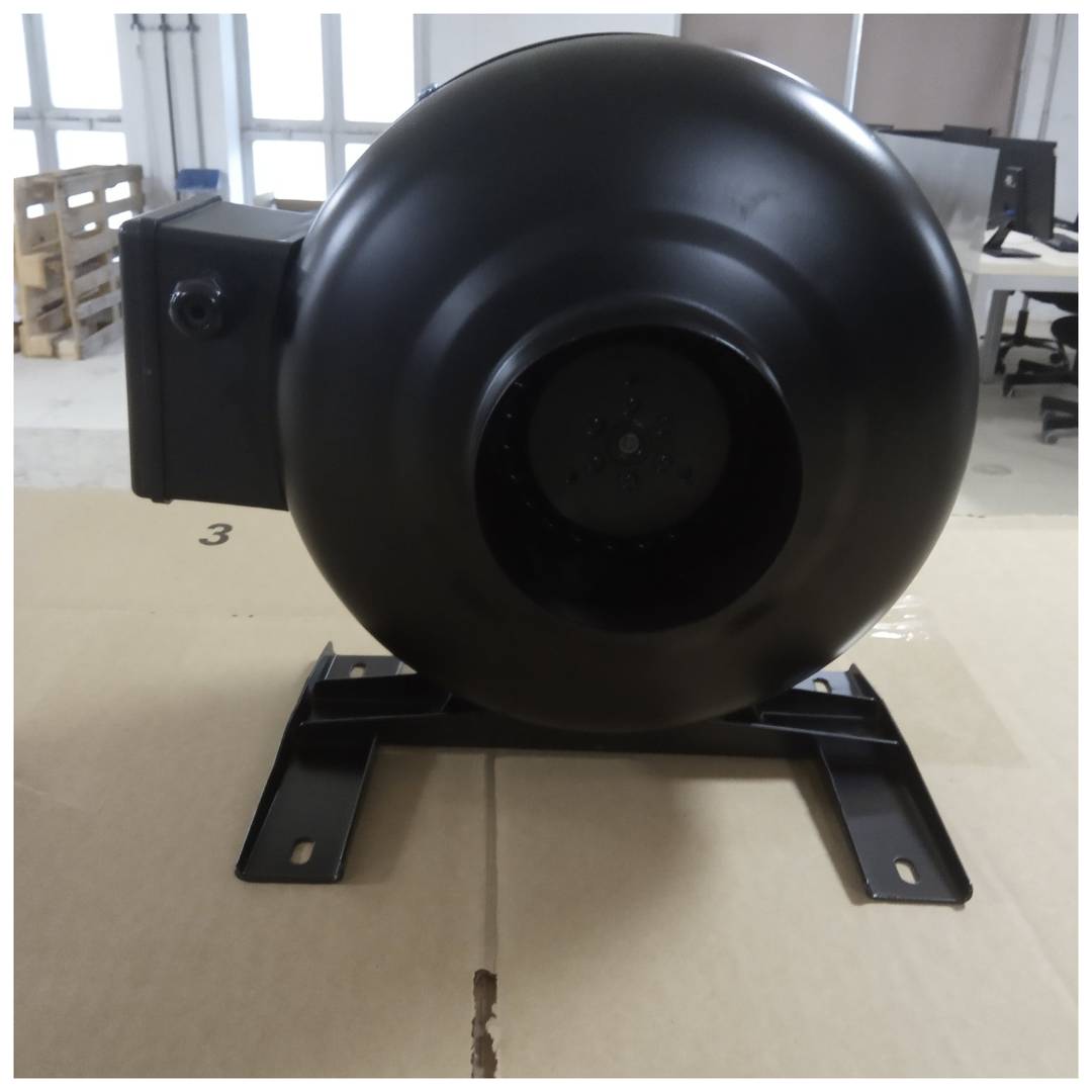 Ventilateur tubulaire de 125 mm. Extracteur de conduits en ligne pour ventilation industrielle