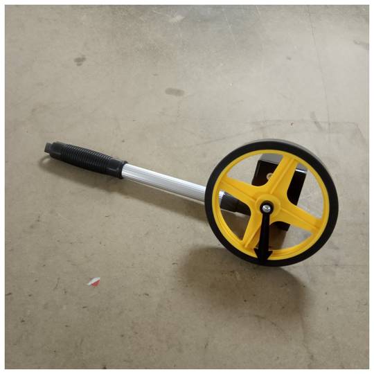 Wielkilometerteller voor afstandsmeting. Topometer met een diameter van 160 mm