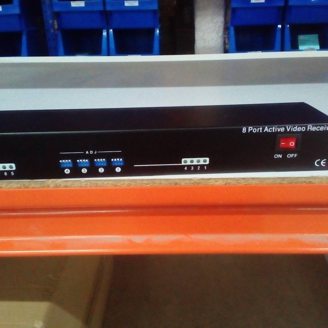 Transceptor de vídeo actiu per a rack 19 