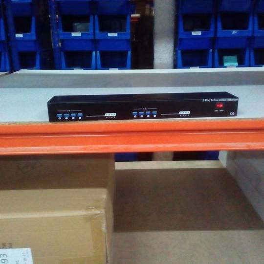 Transceptor de vídeo actiu per a rack 19 