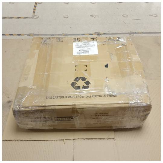 Wandrackschrank 19'' 9HE 570x600x520mm Wand SOHORack zerlegt DIY von RackMatic