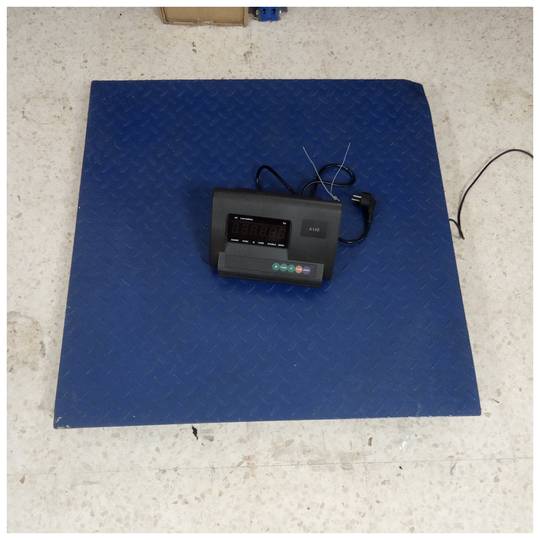 Balança industrial de plataforma 120x100 cm Bàscula de sòl 4000 Kg