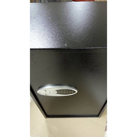 Stalen veiligheidskluis met digitale elektronische code 46x37x75cm zwart