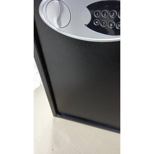 Stalen veiligheidskluis met digitale elektronische code 46x37x75cm zwart