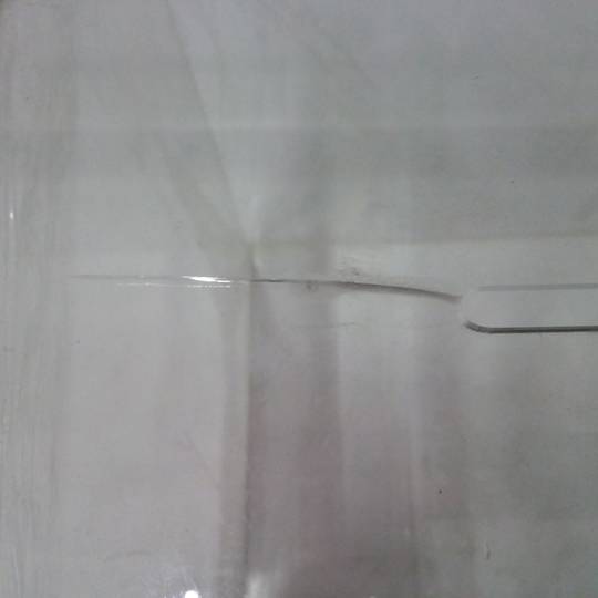 Transparante methacrylaat urn met veiligheidssleutel 30x30x30 cm