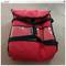 Saco isotérmico 40 x 40 x 16 cm vermelho para churrascos e entrega de pedidos de comida de motocicleta ou bicicleta