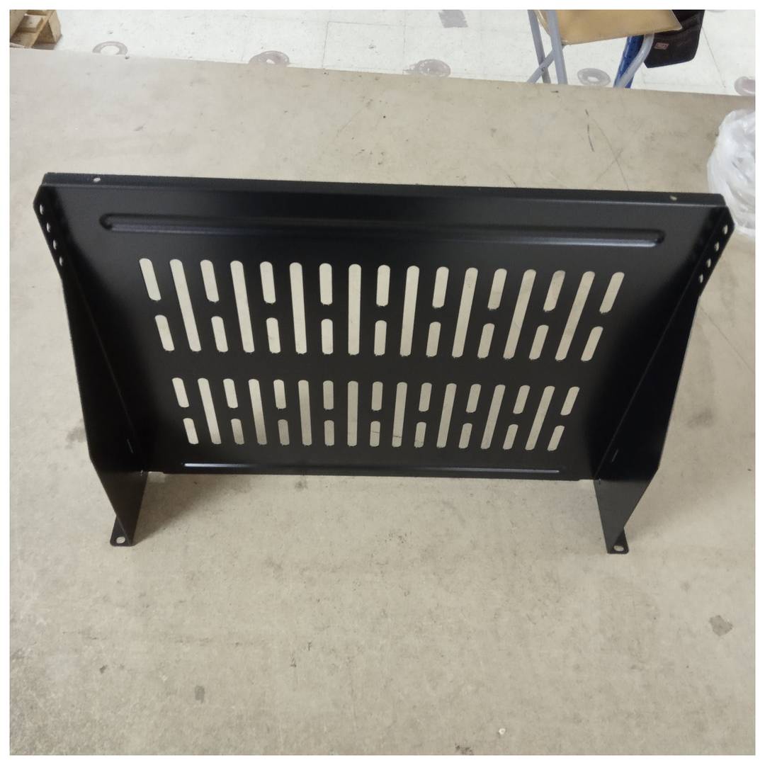 Bandeja rack de fijación frontal de 2U y profundidad 355 mm