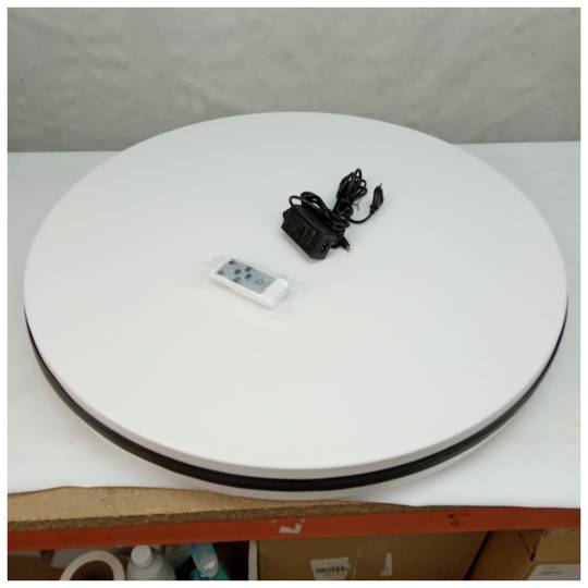 Base girevole elettrica da 80 cm e carico 100Kg. Piattaforma rotante.