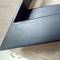 Piedi in 'X' per tavolo. Gambe in acciaio nero 590 x 50 x 710 mm pacco da 2