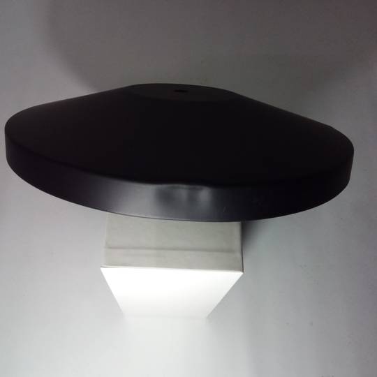 Poste separador 2 unidades negro con cinta extensible de 5 m 350 x 76 x 910 mm