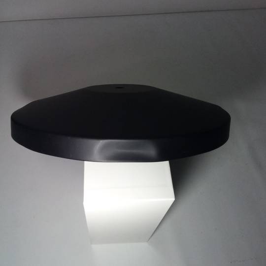 Poste separador 2 unidades negro con cinta extensible de 5 m 350 x 76 x 910 mm