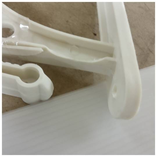 Beschermkap 150x90 cm transparant. Luifel voor deuren en ramen met witte steun