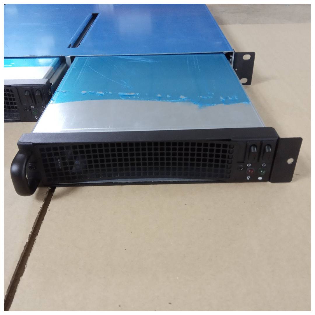 ATX rack19 1U F545 Custodia 4x3.5 per 2 Atom Mini-ITX rimovibile da RackMatic