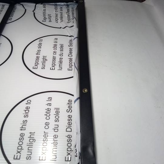 Tettuccio di protezione 100 x 100 cm classico Tettuccio per porte e finestre con supporto in acciaio nero