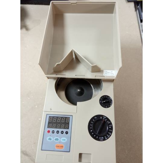Portable coin counter with Euro sorter 2000 coins per minute
