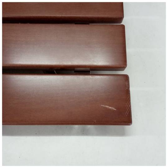 Sedile doccia ribaltabile. Sedia pieghevole per anziani in legno tropicale e alluminio 900x338mm