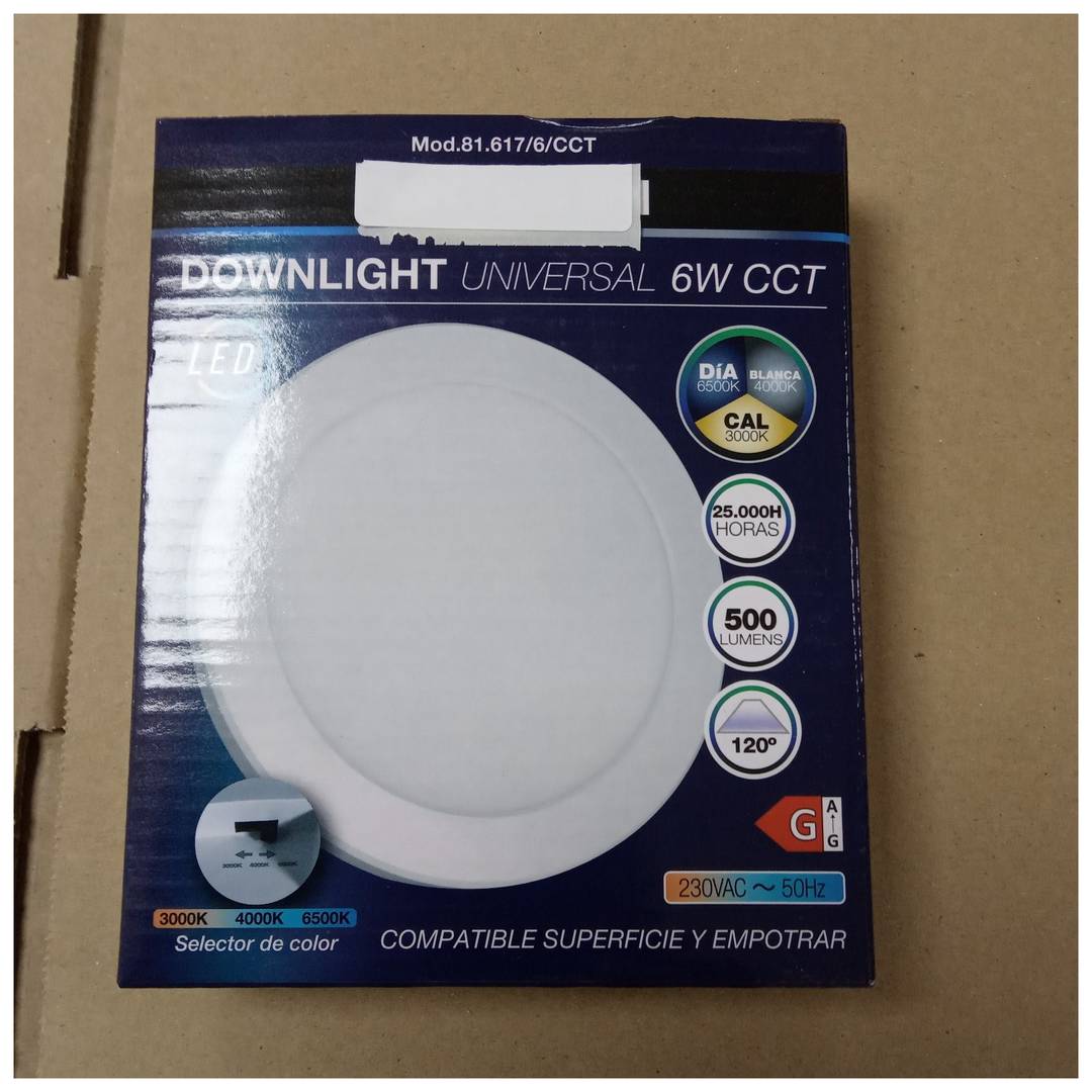 Downlight universal 6W CCT