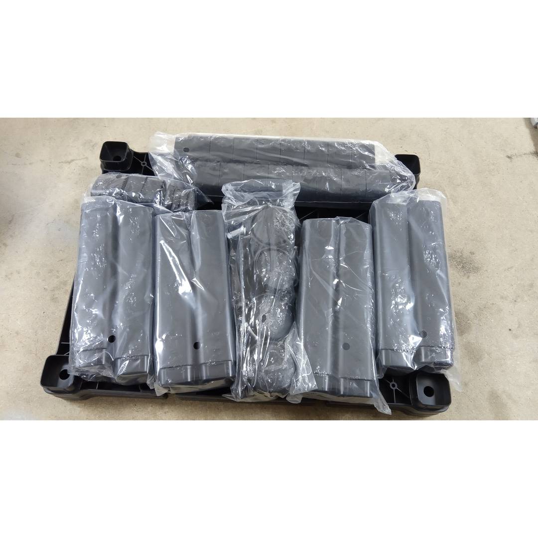 Auxiliary table 3 levels for printer with wheels