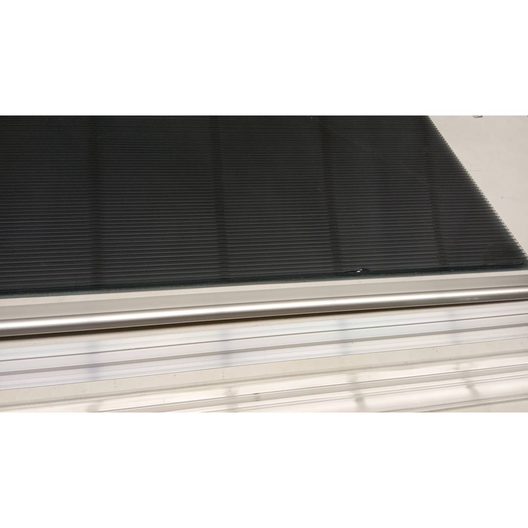 Tettuccio di protezione 150x80 cm grigio scuro. Tettoia per porte e finestre con supporto nero