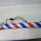 Poteau de barbier lumineux et rotatif pour coiffeur 155 x 900 mm