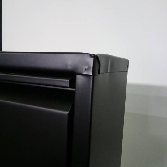 Zapatero metálico con 3 compartimentos negro