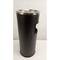 Circular foot bin with black ashtray