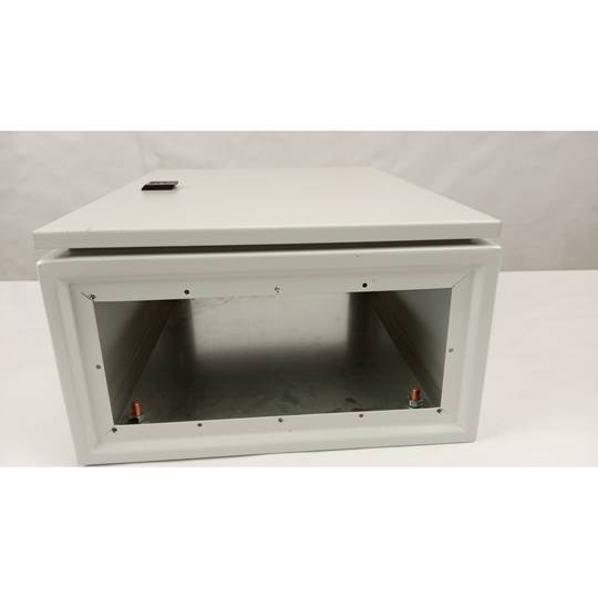 Caixa de distribuição elétrica metálica com proteção IP66 para fixação na parede 350x450x200mm