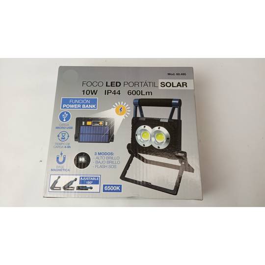 Portable Solar LED Spotlight.