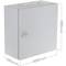 Caja de distribución eléctrica metálica con protección IP54 para fijación a pared 400x400x200mm