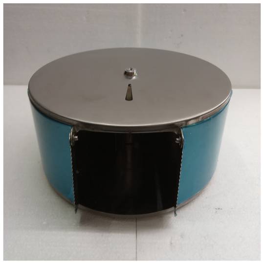 RVS toiletpapierdispenser. Industriële toiletrolhouder